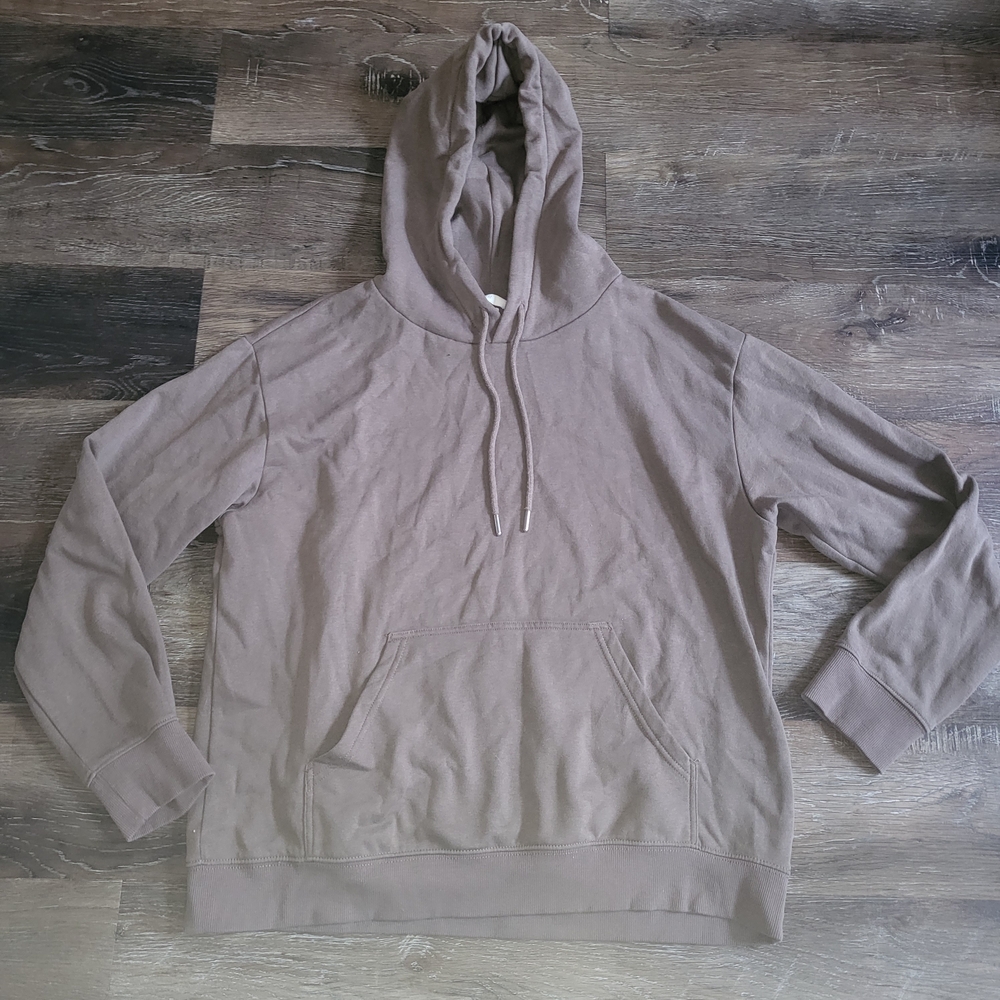 🎒🩷H&M Brown Sweater with Hood and Relaxed Fit